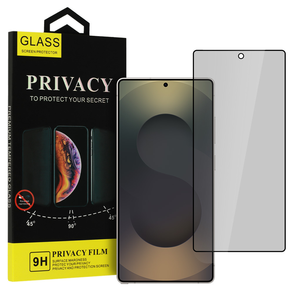 Tempered Glass Privacy Glass for SAMSUNG GALAXY S25 ULTRA BLACK