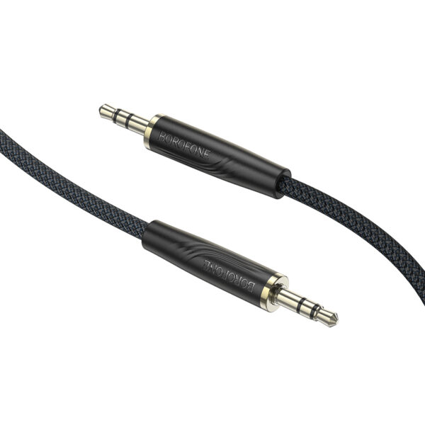 Borofone Cable AUX BL23 Refinado - jack 3,5mm to jack 3,5mm - 1 metre black