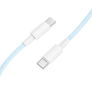 Borofone Cable BX117 Source - Type C to Type C - PD 60W 3A 1 metre blue