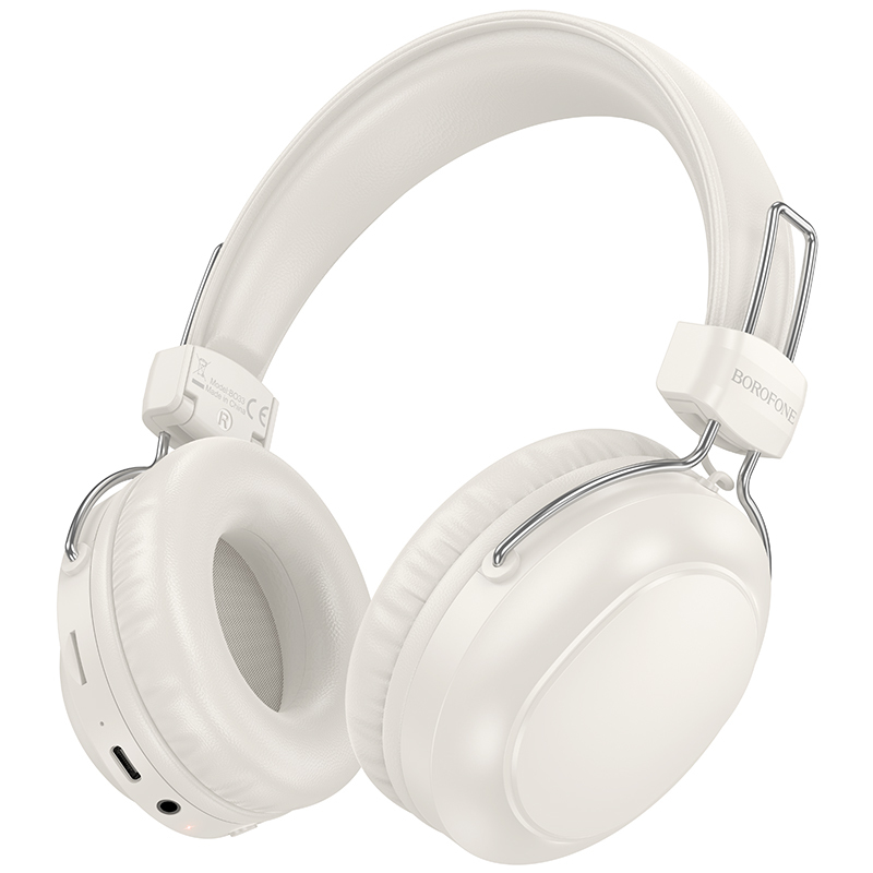 Borofone Headphones BO33 Melody bluetooth white