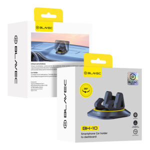 Blavec Car holder BH-10 to dashboard (BH10-DBY) black-yellow