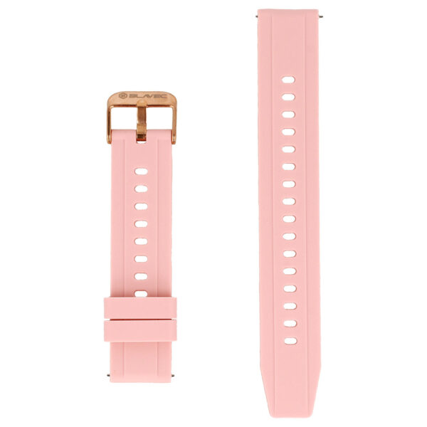 Blavec Universal watch band for W-17 Amber 18mm silicone pink