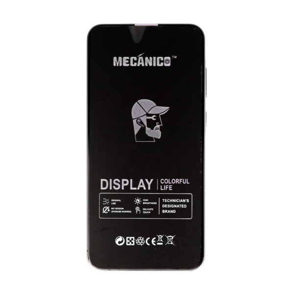 Mecanico LCD Screen T2O for Samsung Galaxy A55 black with frame