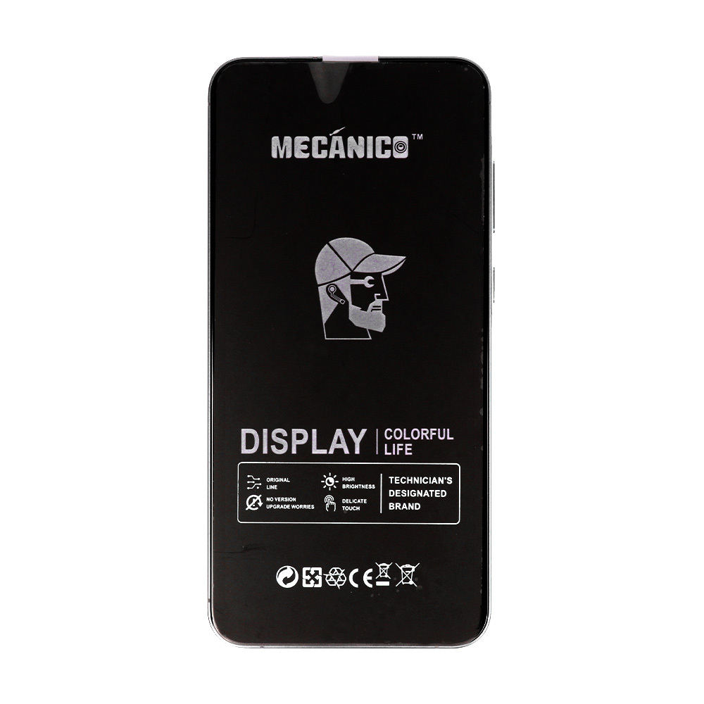 Mecanico LCD Screen T2O for Samsung Galaxy A55 black with frame
