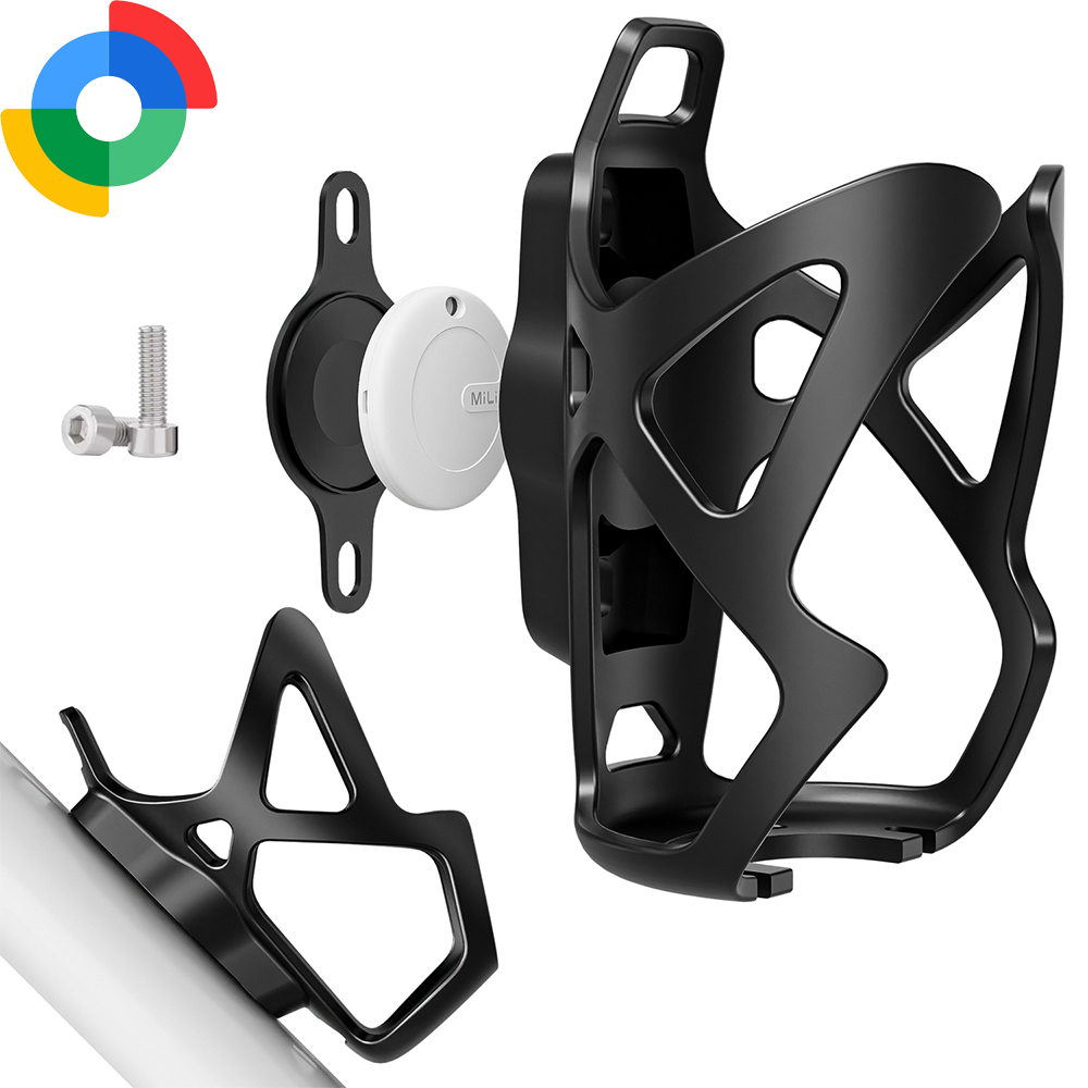 MiLi GPS Bluetooth MiTag Tracker HD-P16-BH Android + bike bottle holder black