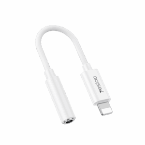 Yesido Adapter YAU44 Audio - Lightning to jack 3,5mm - white