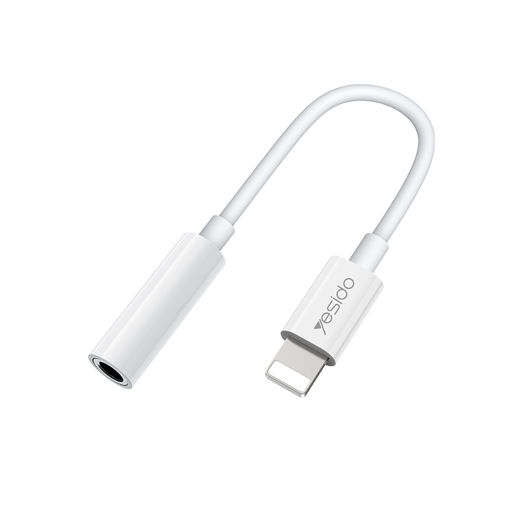 Yesido Adapter YAU31 Audio Bluetooth - Lightning to jack 3,5mm - white