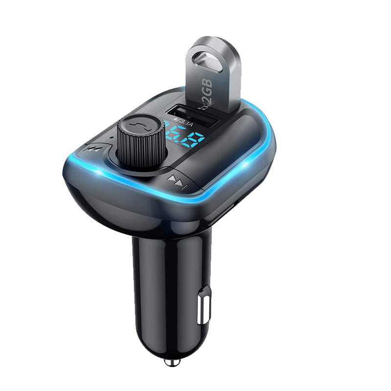 Yesido Transmitter FM Y44 MP3, Bluetooth - 2xUSB + microSD - 20W black