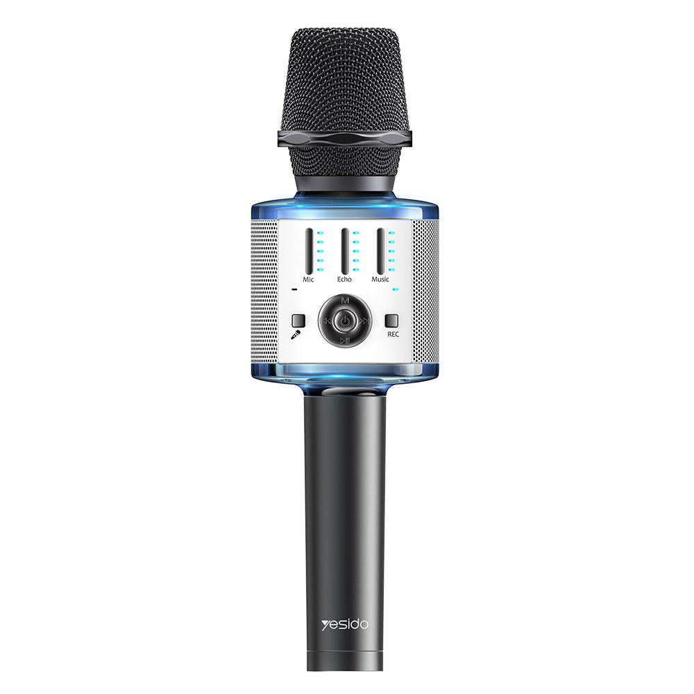Yesido Karaoke bluetooth microphone KR10 black