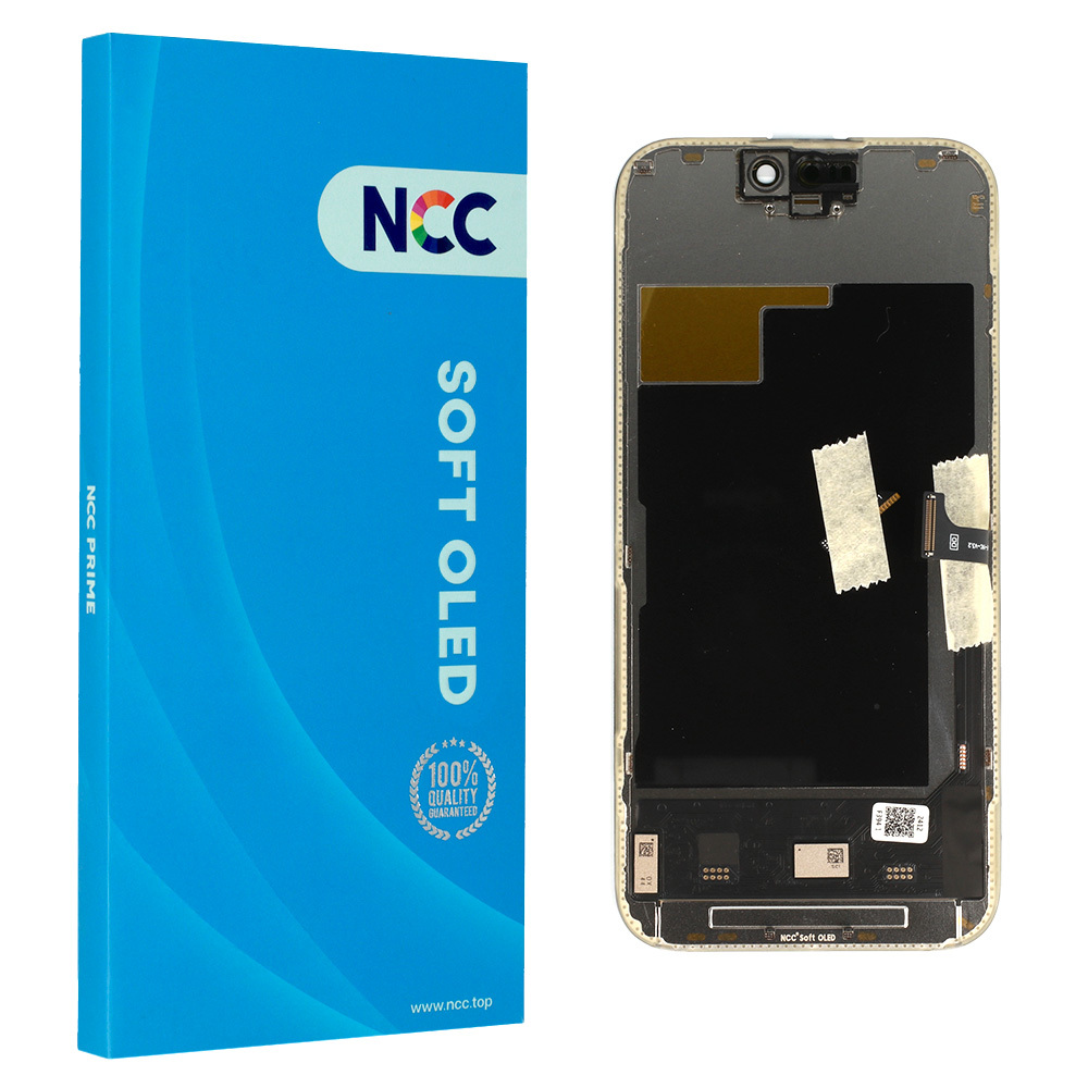 Soft OLED Display NCC for Iphone 15 Pro black IC