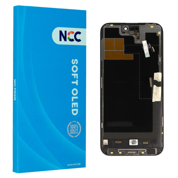 Soft OLED Display NCC for Iphone 14 Pro Max black IC 120Hz