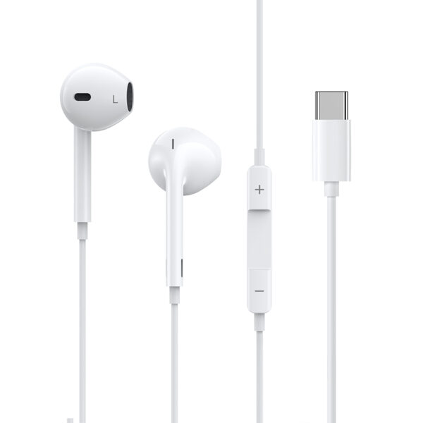 Rock Earphones ES08 Type C (DAC) white