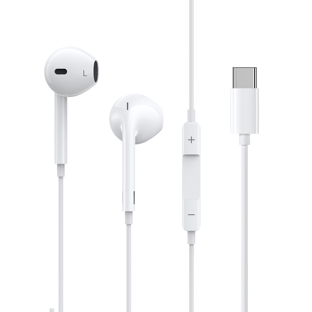Rock Earphones ES08 Type C (DAC) white