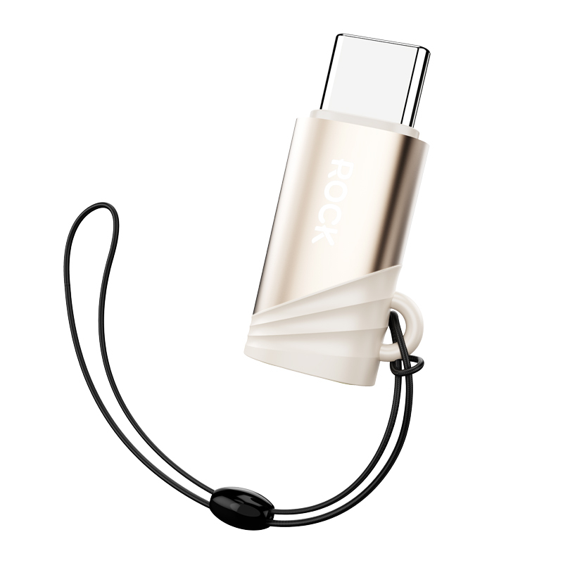 Rock Adapter L12 - Type C (female) to Lightning (male) - PD 30W titanium