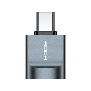 Rock Adapter CA03 - USB (female) to Type C (male) - dark grey