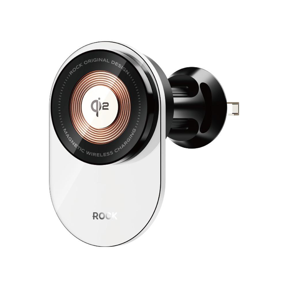 Rock Magnetic car holder W36 Qi2 induction to air vent black