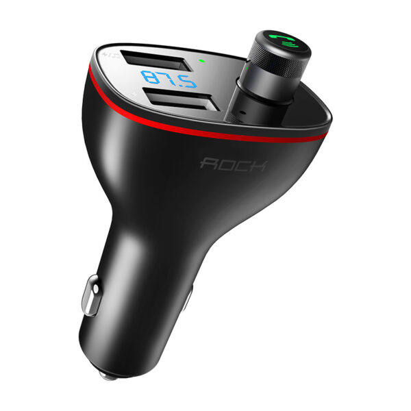 Rock Transmiter FM B300 MP3, Bluetooth - 2xUSB - black