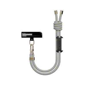 Rock Universal phone lanyard short, wrist strap grey