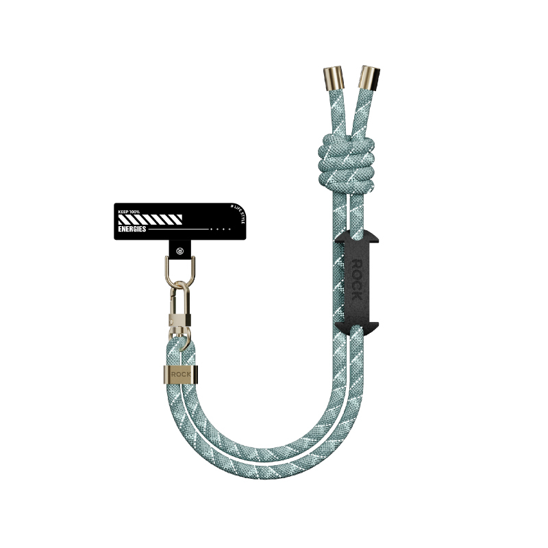 Rock Universal phone lanyard short, wrist strap blue