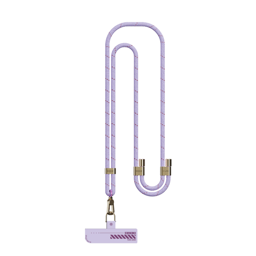 Rock Universal phone lanyard long, neck strap purple
