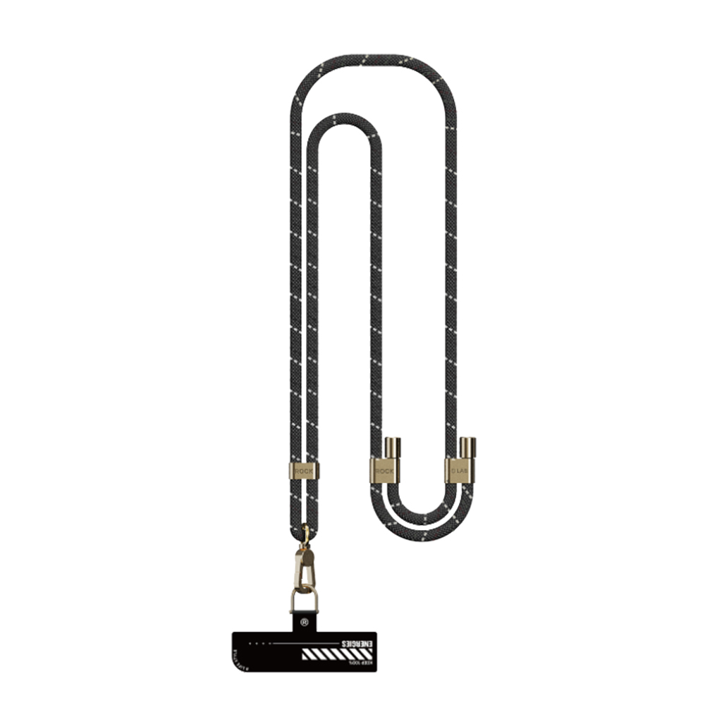 Rock Universal phone lanyard long, neck strap black
