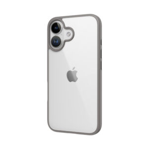 Rock Guard Series Case for Iphone 16 transparent-grey