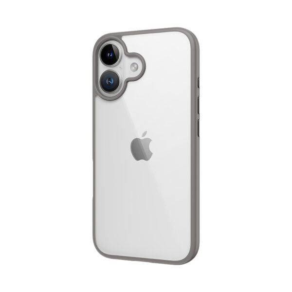 Rock Guard Series Case for Iphone 16 transparent-grey