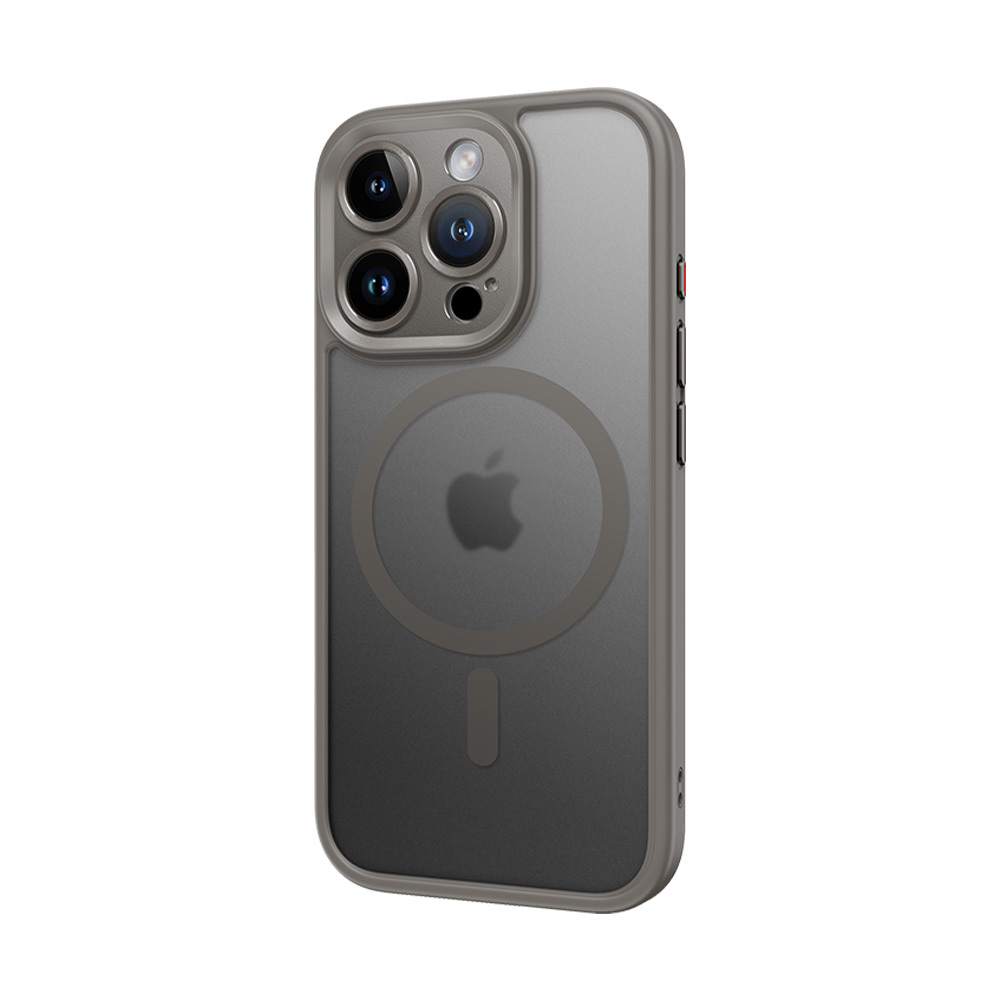 Rock Guard Touch Matte Series Magnetic Case for Iphone 16 Pro grey