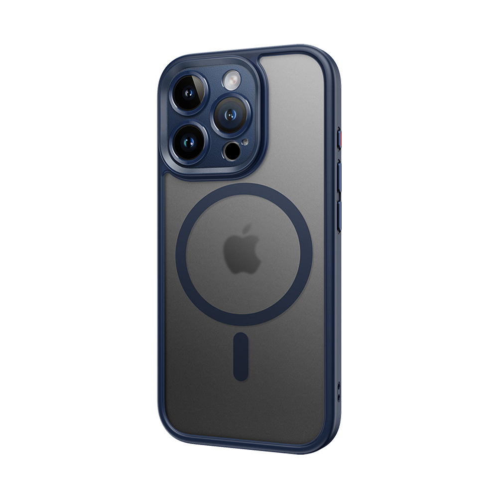 Rock Guard Touch Matte Series Magnetic Case for Iphone 16 Pro Max blue