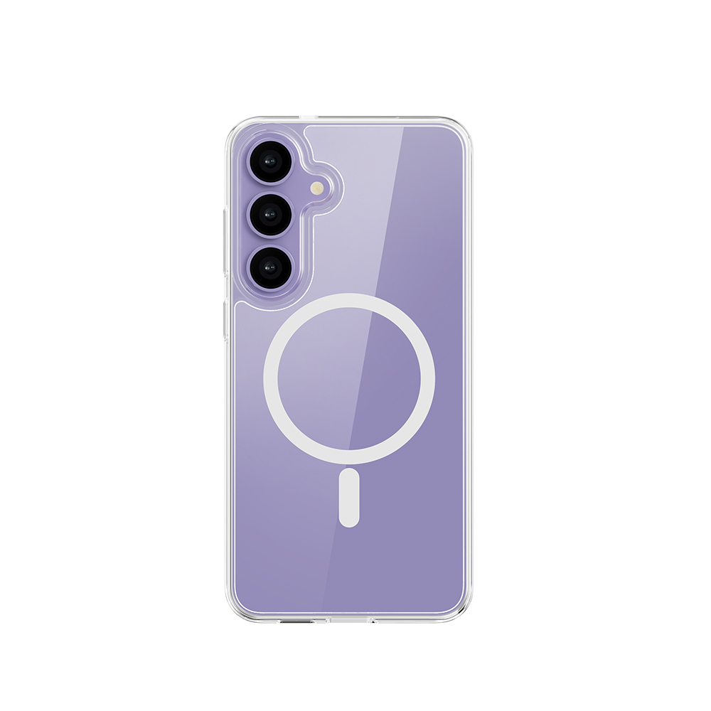 Rock Crystal Transparent Series Magnetic Case for Samsung Galaxy S25 transparent