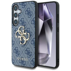 Original Case GUESS Big 4G Classic Logo for Samsung Galaxy S25 blue