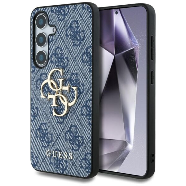 Original Case GUESS Big 4G Classic Logo for Samsung Galaxy S25 blue