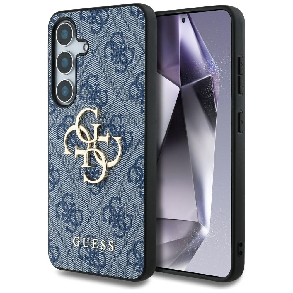 Original Case GUESS Big 4G Classic Logo for Samsung Galaxy S25 blue