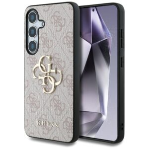 Original Case GUESS Big 4G Classic Logo for Samsung Galaxy S25 pink