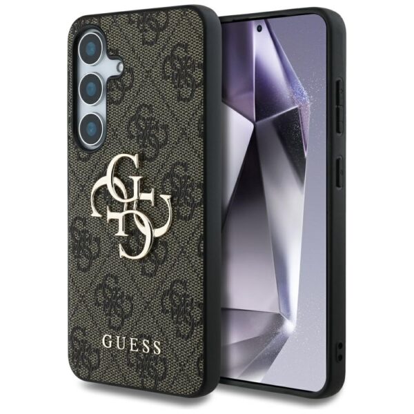 Original Case GUESS Big 4G Classic Logo for Samsung Galaxy S25 Plus brown