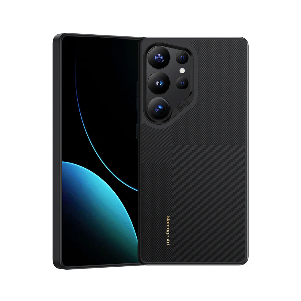 Benks Montage Magnetic Armor Pro Kevlar Case 600D (B045) for Samsung Galaxy S25 Ultra black