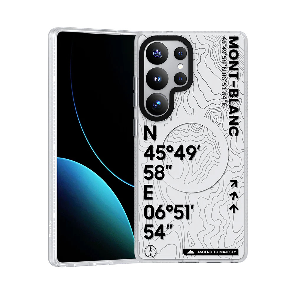 Benks Dynamic Magnetic Summit Case Mont-Blanc (0045) for Samsung Galaxy S25 Ultra