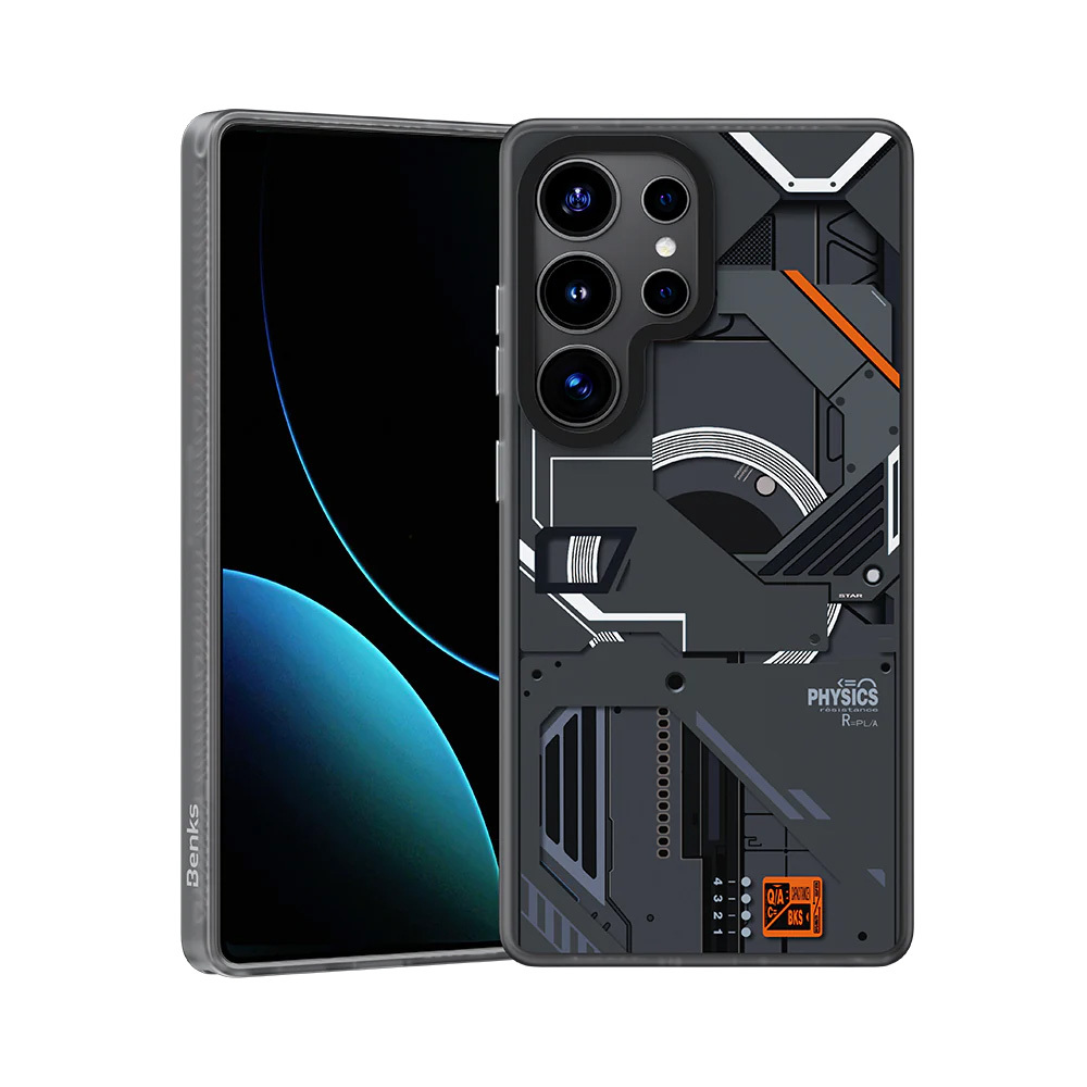 Benks Dynamic Magnetic Mecha Case (C045) for Samsung Galaxy S25 Ultra black