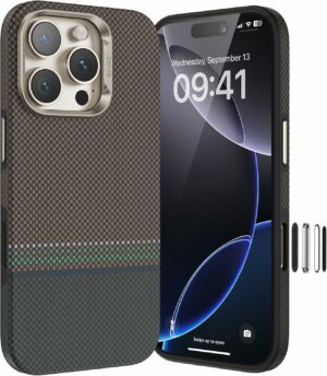Benks Magnetic Armor Pro Prestige Kevlar 600D Case (Y065) for Iphone 16 Pro (Camera Control Button)