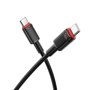 Borofone Cable BX110 Beneficio - Type C to Type C - 60W 3A 1 metre black