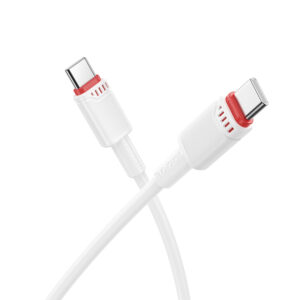 Borofone Cable BX110 Beneficio - Type C to Type C - 60W 3A 1 metre white