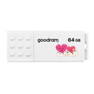 GOODRAM UME3 Pendrive - 64GB USB 3.2 Gen 1 White Valentine