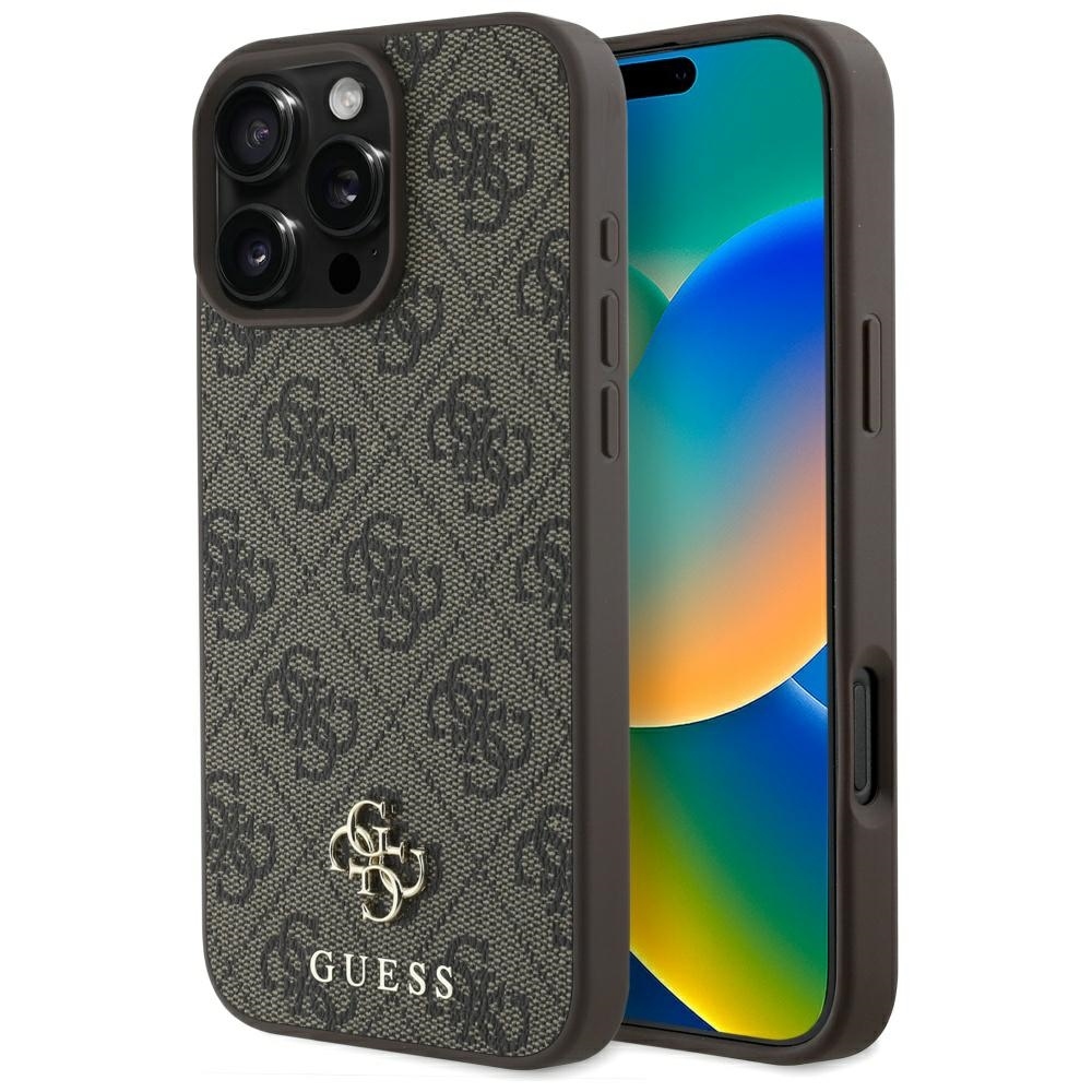 product-101655 Original Case GUESS HC PU 4G Small 4G and Classic Magsafe for Iphone 16 Pro brown