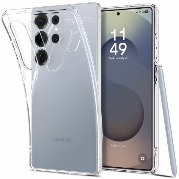 Case SPIGEN Liquid Crystal ACS08948 for Samsung Galaxy S25 Ultra - Crystal Clear