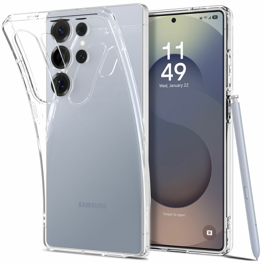 Case SPIGEN Liquid Crystal ACS08948 for Samsung Galaxy S25 Ultra - Crystal Clear