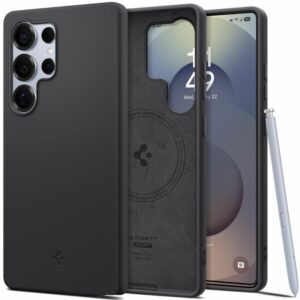 Case SPIGEN Silicone Fit Mag Magsafe ACS09017 for Samsung Galaxy S25 Ultra - Black