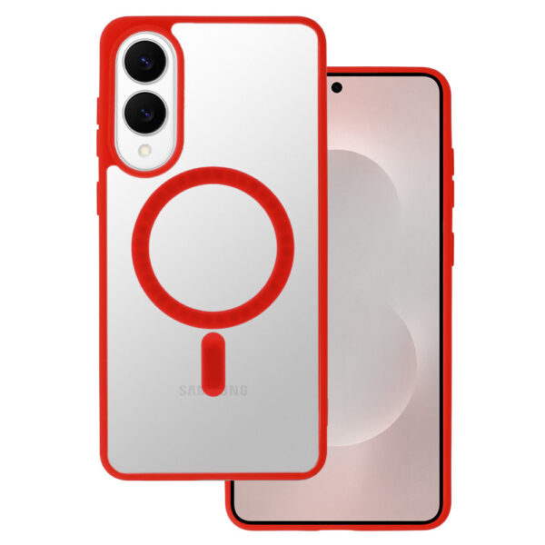 Acrylic Color Magsafe Case for Samsung Galaxy S25 Edge red