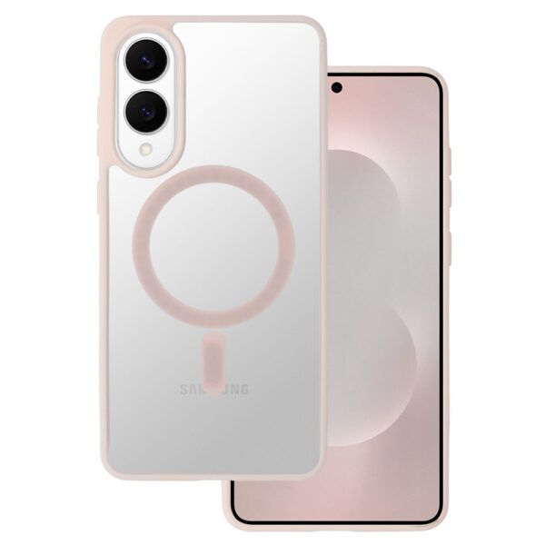 Acrylic Color Magsafe Case for Samsung Galaxy S25 Edge light pink