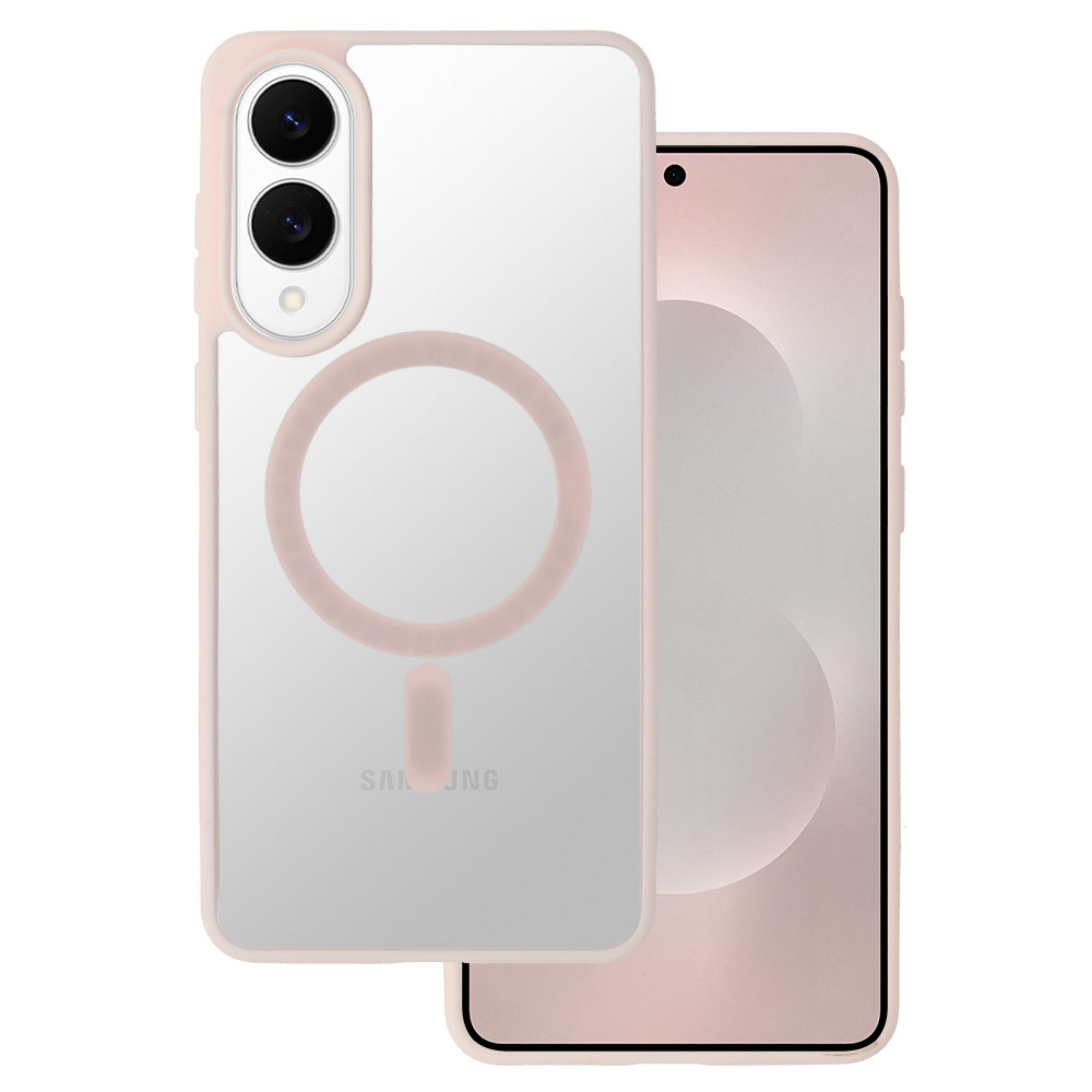 Acrylic Color Magsafe Case for Samsung Galaxy S25 Edge light pink