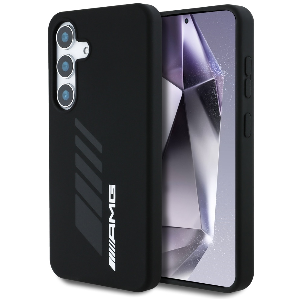 Original AMG Case Oversize Rhombs MagSafe for Samsung Galaxy S25 black